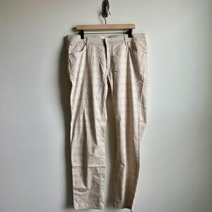 Brax Pants Mens 38x32 Beige Ultralight Straight Leg Chuck U‎ Blue Planet Stretch